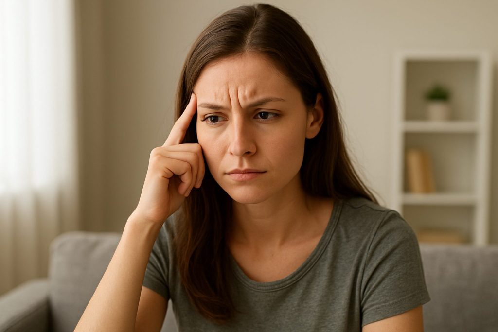 悩んでいる女性