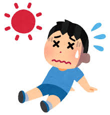 夏バテしている男性