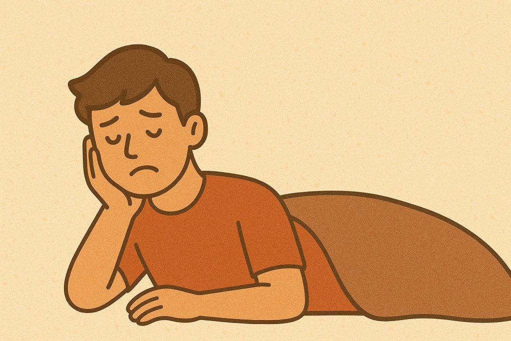 寝ている人