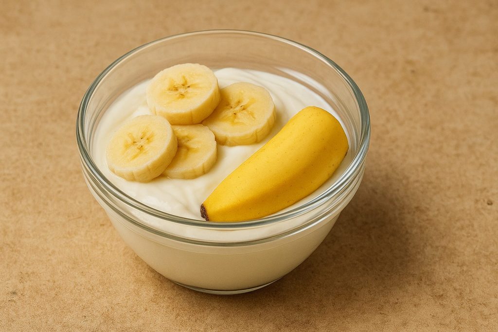 バナナとヨーグルト